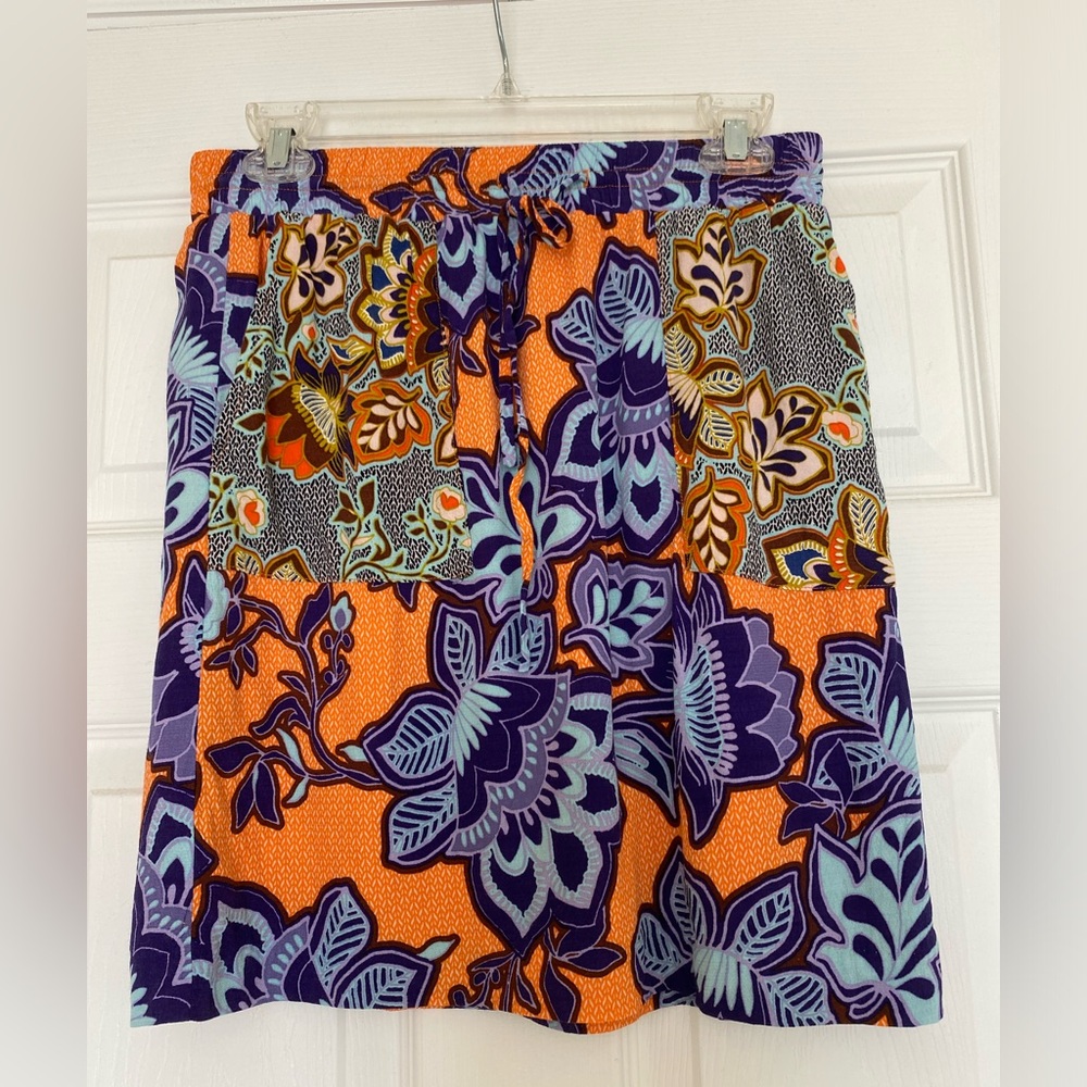 LOFT Tropical Floral Skirt